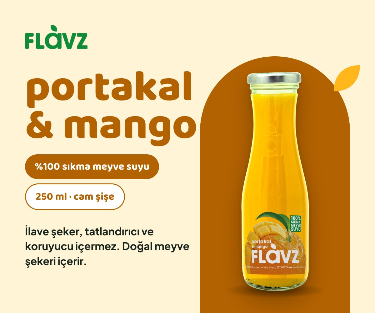 FLAVZ Sıkma Portakal & Mango Suyu 250 ml bilgi görseli 1