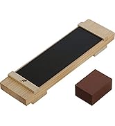 MIYABI temel kit, hinoki ağacından tabanlı, farklı bileme taşları ve bileme taşları için, gri