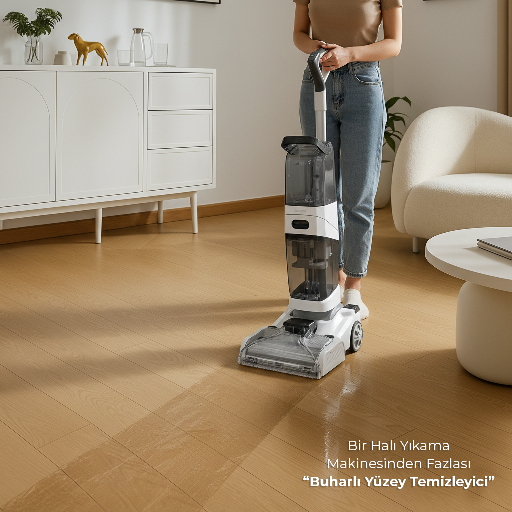 Icotech SC60 Max Pro Buhar Fonksiyonlu Dikey Halı Yıkama Koltuk Yıkama