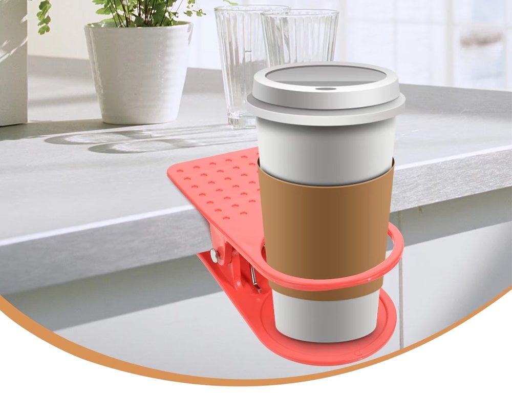 Sunup SN-14518 Mandallı Pratik Masa Kenarı Bardak Tutucu