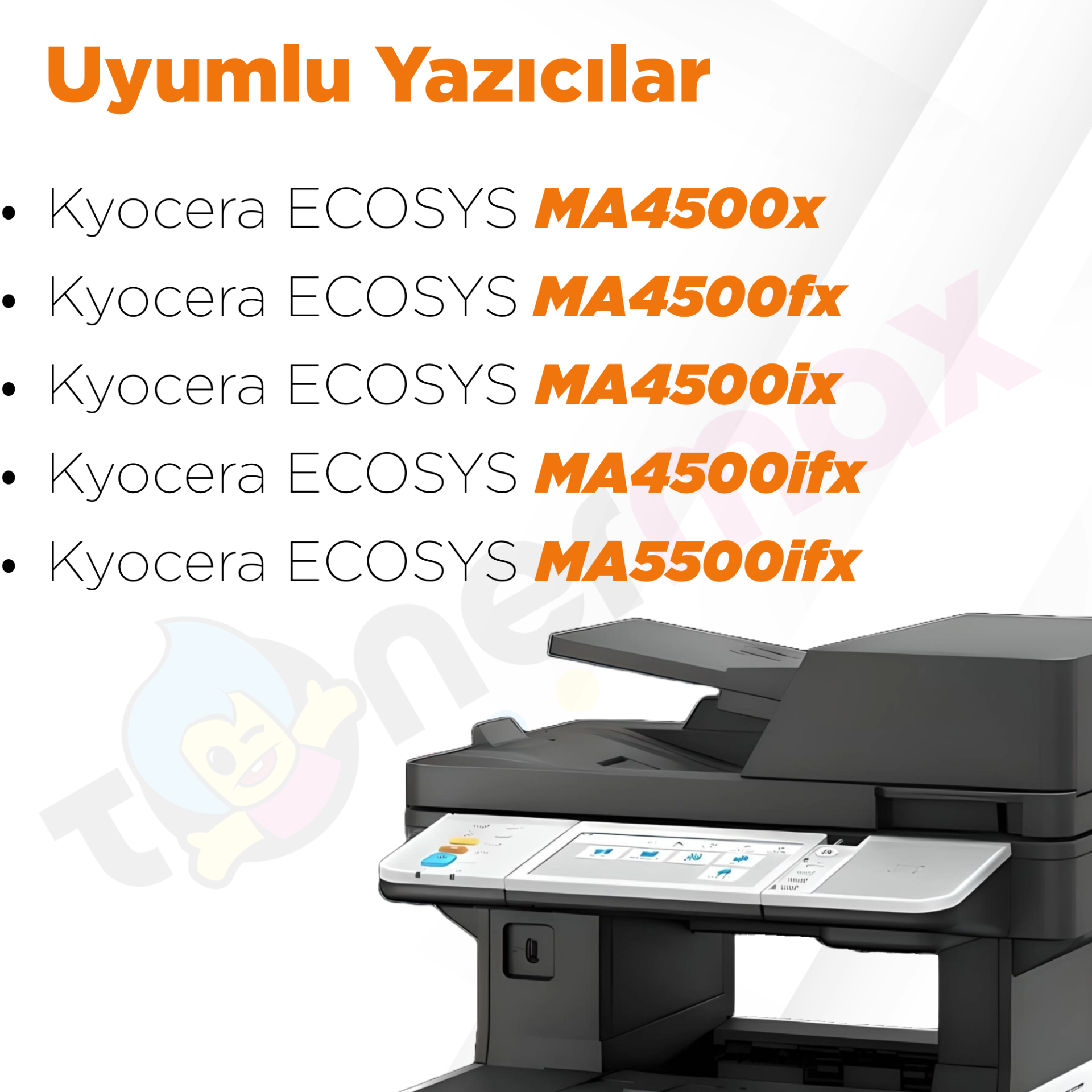 Kyocera TK-3300 Toner Tozu / Ecosys MA4500ix / MA4500ifx / 1T0C100NL0