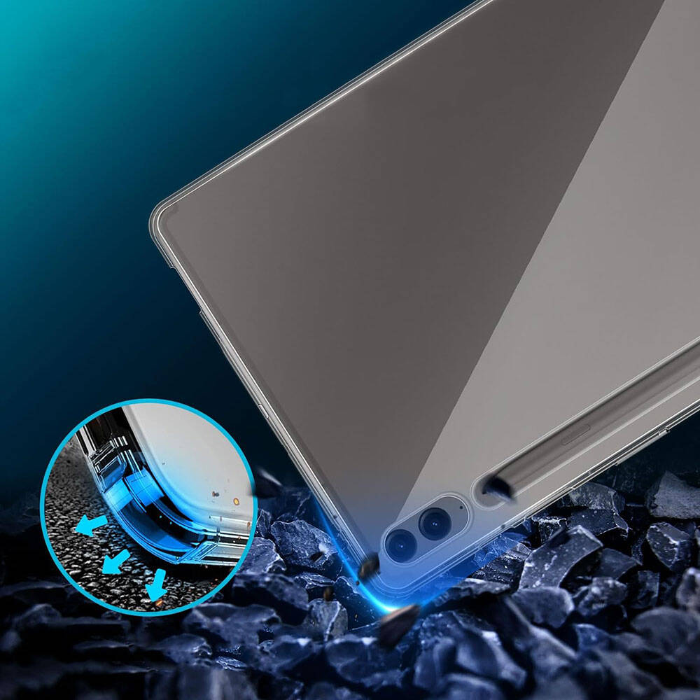 Galaxy Tab S9 FE Plus Kılıf Zore Tablet Süper Silikon Kapak - 6