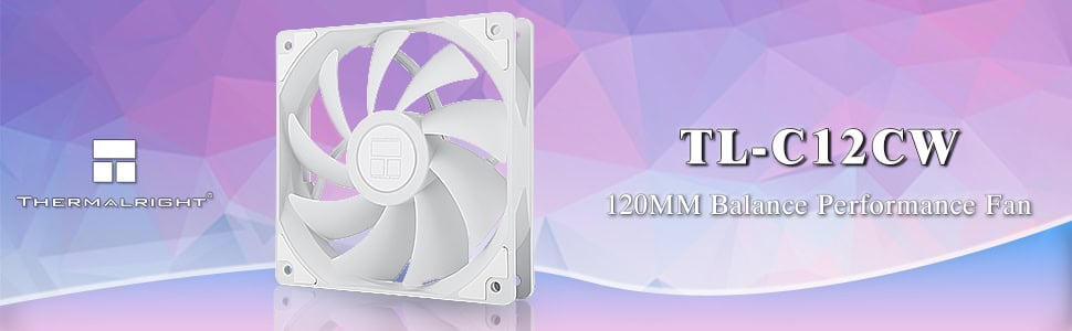 Thermalright Tl C12cw 120mm Beyaz Kasa Fanı H1