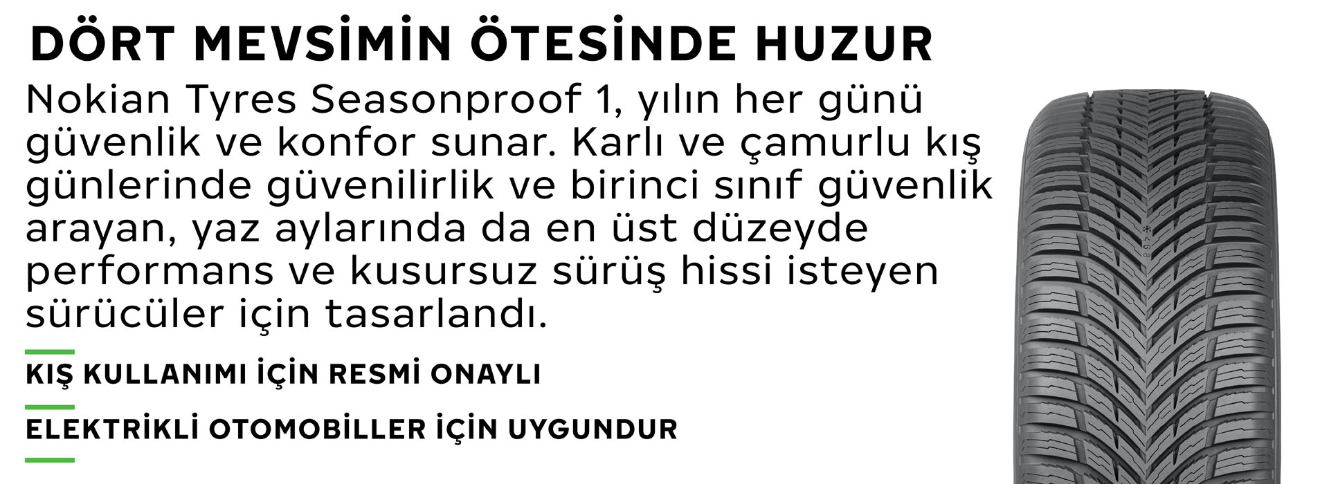 Nokian 205/55 R16 91H Seasonproof 1 Oto Dört Mevsim Lastiği Fiyatı