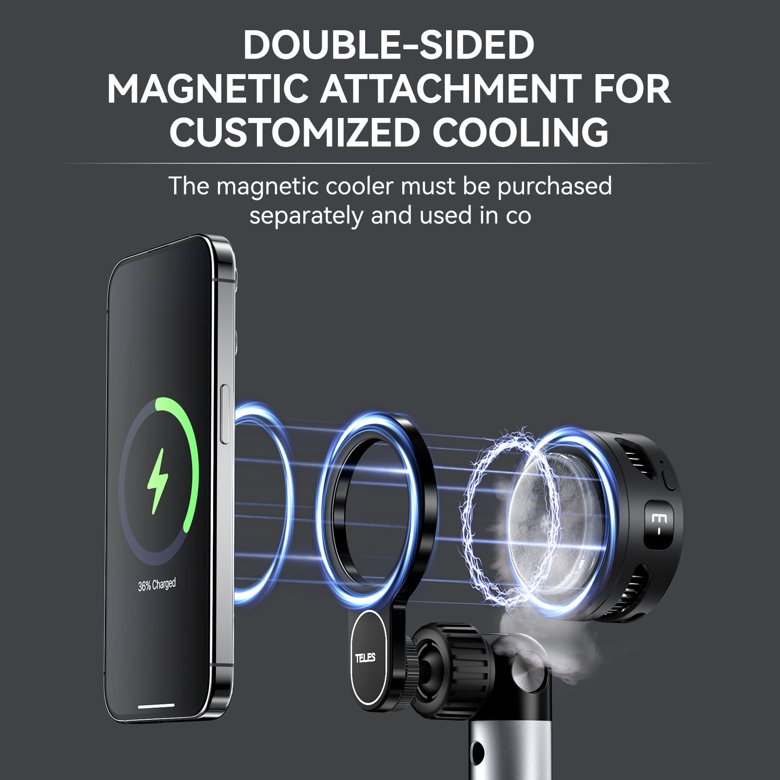 TELESIN MagSafe Masaüstü Telefon Standı (2)