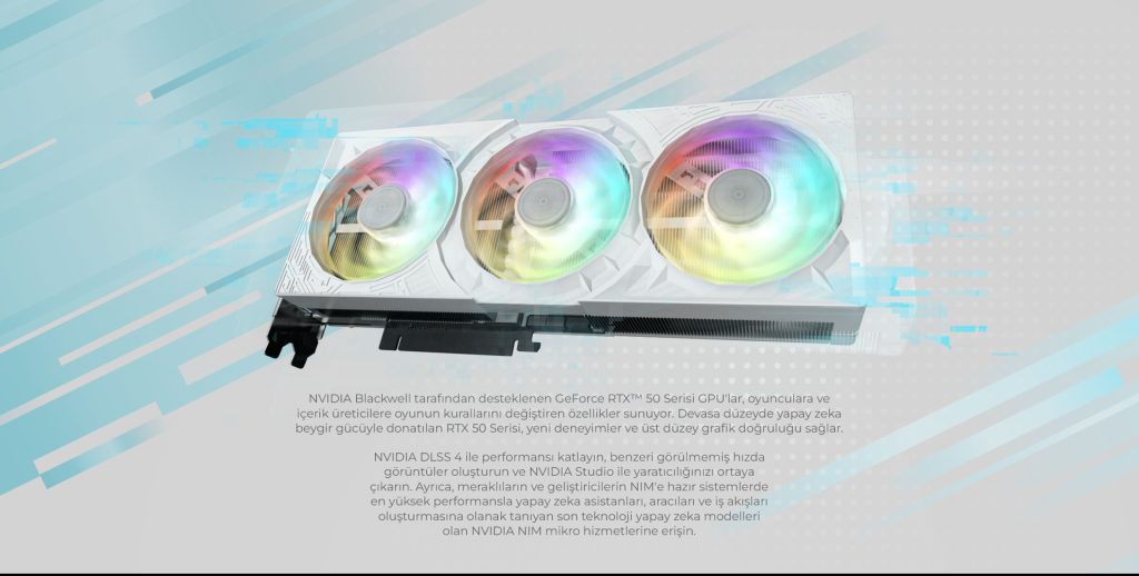 Galax Geforce Rtx 5080 1 Click Oc White 16gb Ekran Kartı H2