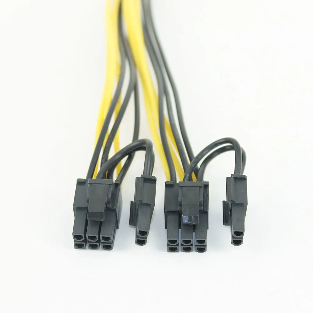 KPC1341 Power Extension Cable 20cm 8 Pin Male to Dual 8Pin(6+2) Male PCI-E for Graphics Card BTC Miner (6)