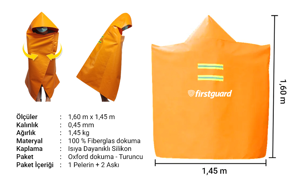 Firstguard Yanmaz Pelerin