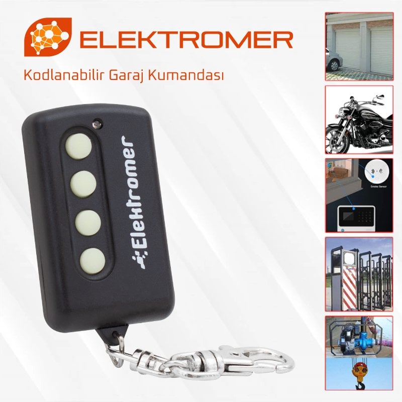 Elektromer Kodlanabilir Garaj Uk-2 Kumandası