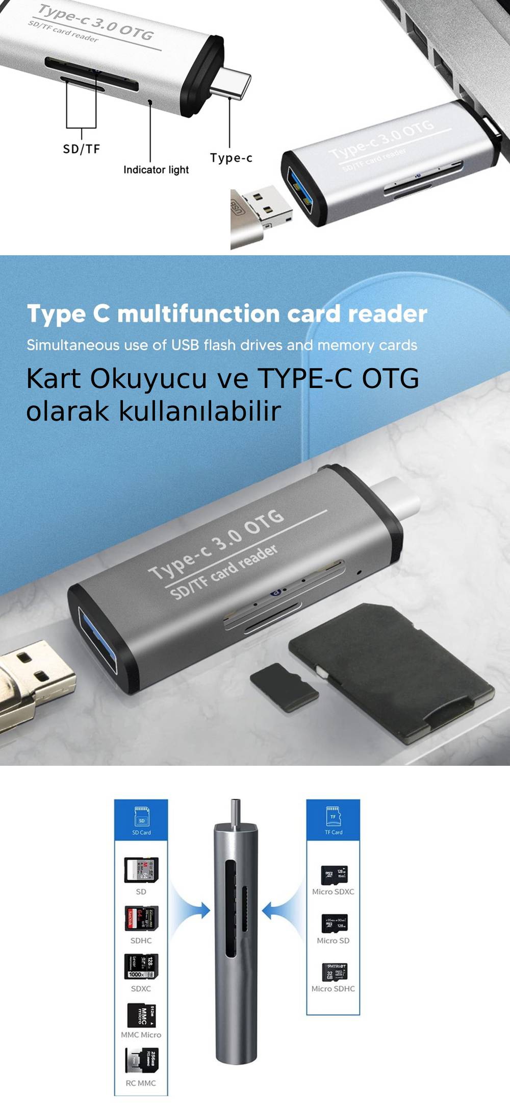 type-c adaptör