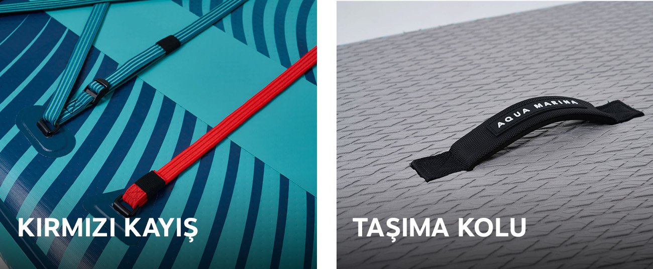 Aqua Marina Beast SUP yük sabitleme kayışı ve taşıma kolu