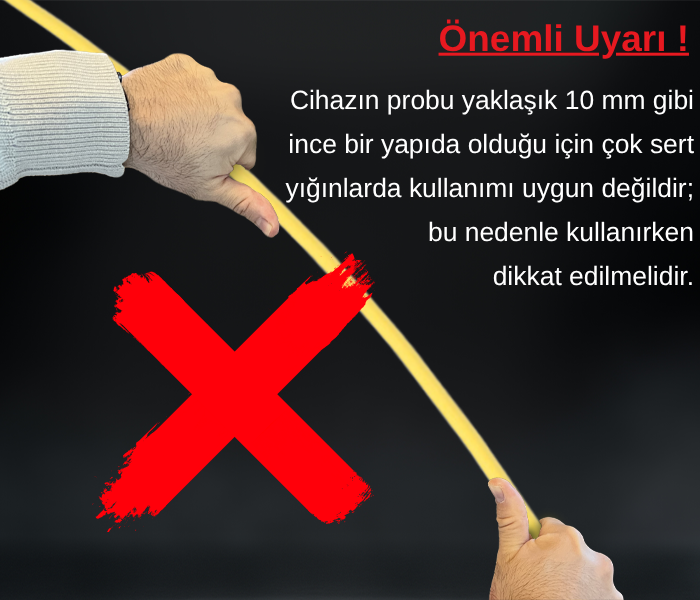 dijital yığın sıcaklık ölçer