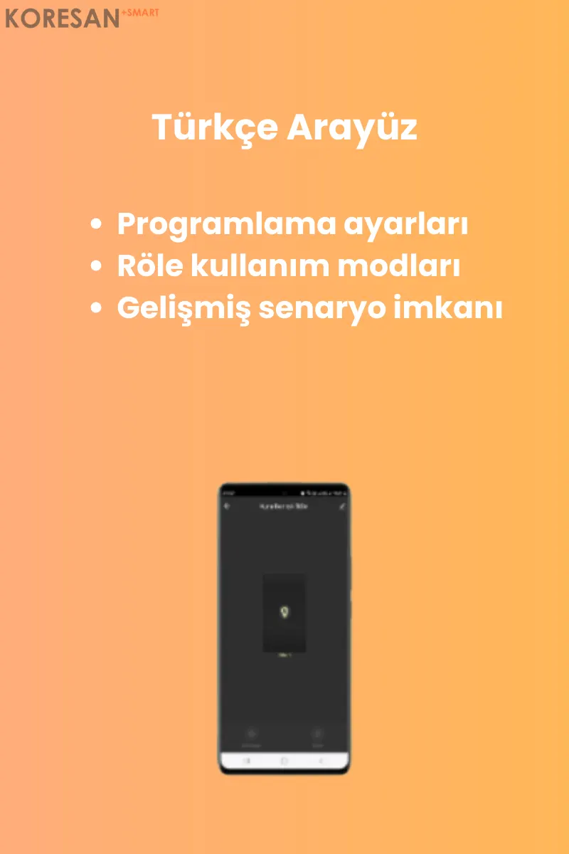 Zigbee Kuru Kontak Röle Tuya uygulaması kontrol arayüzü