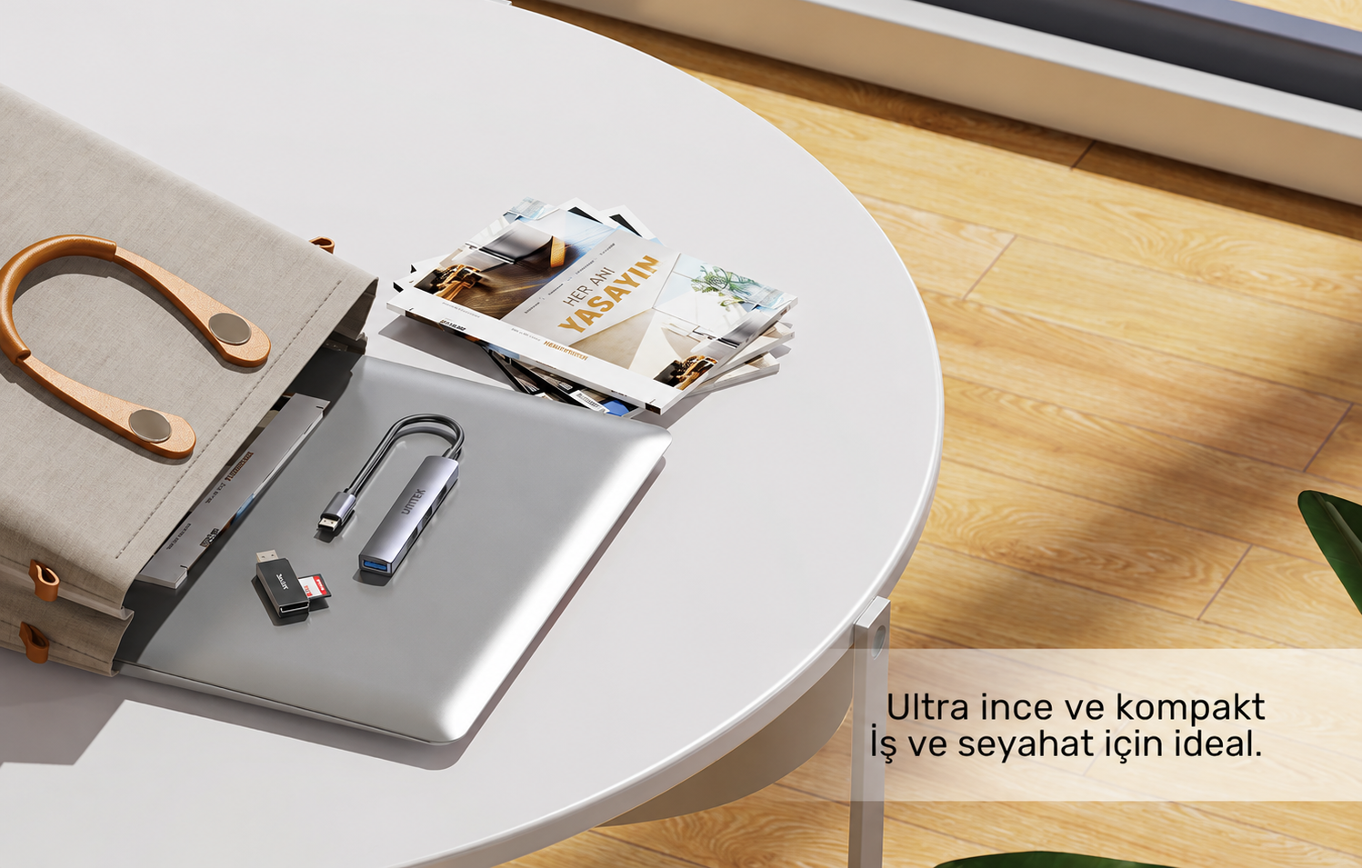 Unitek Type-C to 4 Port 1XUSB 3.0 - 3XUSB 2.0 Çoklayıcı (H1208B)