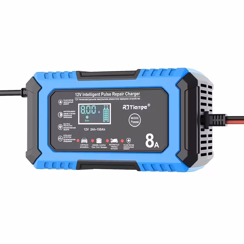 12v 6a akıllı akü şarj cihazı & bakım ünitesi - lcd ekranlı, darbe onarımı, çoklu koruma, 110-240v ac, arabalar, kamyonlar, motosikletler, deniz araçları ve kurşun asit aküler (agm/gel/ ) için, verimli şarj cihazı, güvenilir akü şarj ünitesi Ürün detayları 12