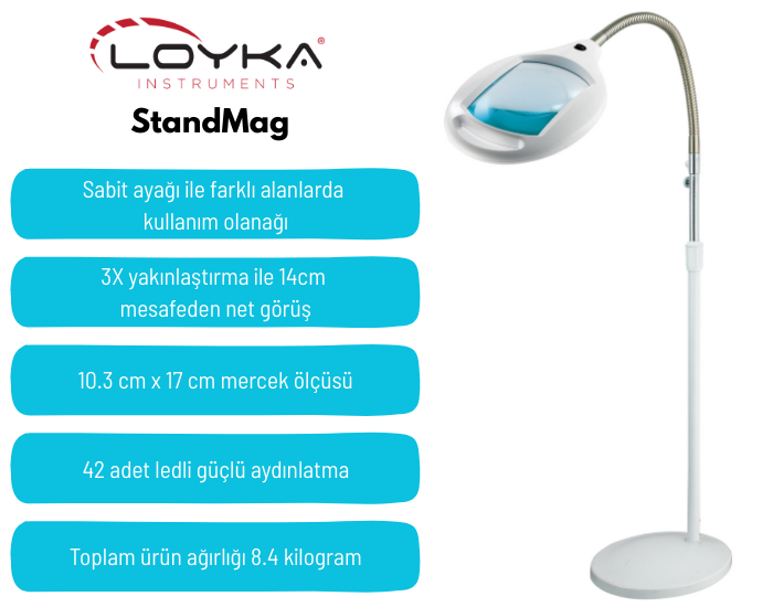 standmag büyüteç