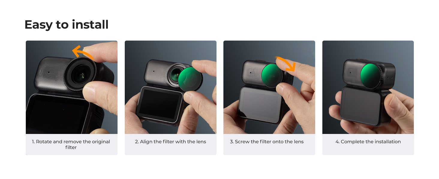 Osmo Nano CPL Filtre Nasıl Takılır