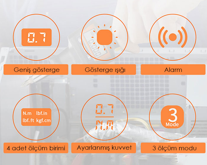 tork ölçer mini