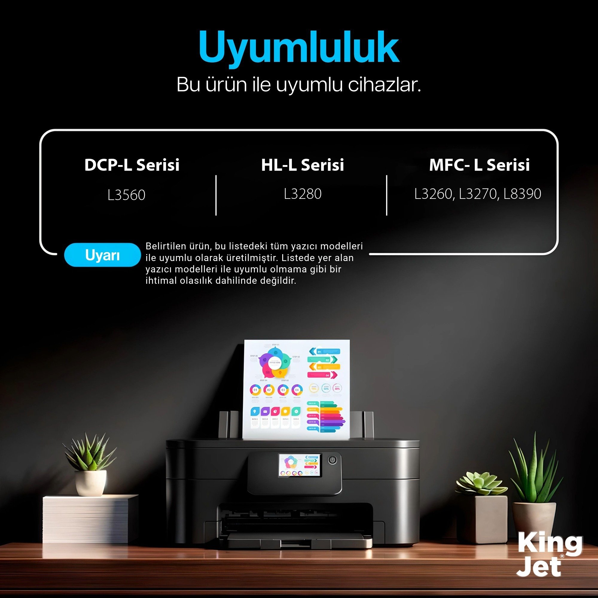 KingJET toner uyumlu yazıcı modelleri listesi