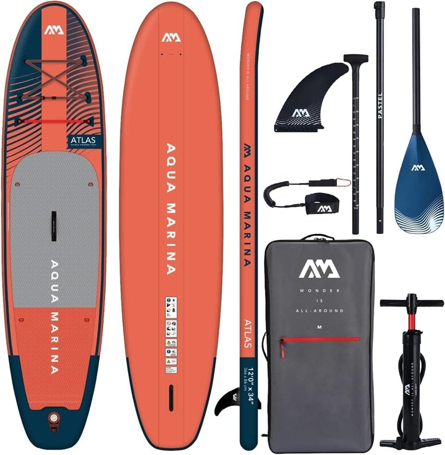 Aqua Marina Atlas 12'0 şişme SUP katman yapısı ve rijitlik teknolojisi görseli