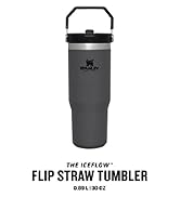 Stanley IceFlow Flip Straw Su Şişesi Saman 0.89L - 12+ Saat Soğuk Tutar - Sızdırmaz -...