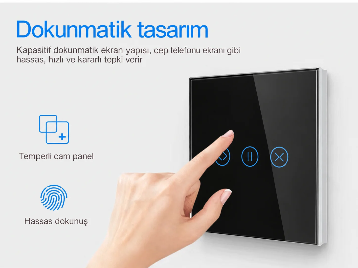 KRSC-Z102 Tuya Zigbee Perde Panjur Anahtarı elektrik bağlantı şeması