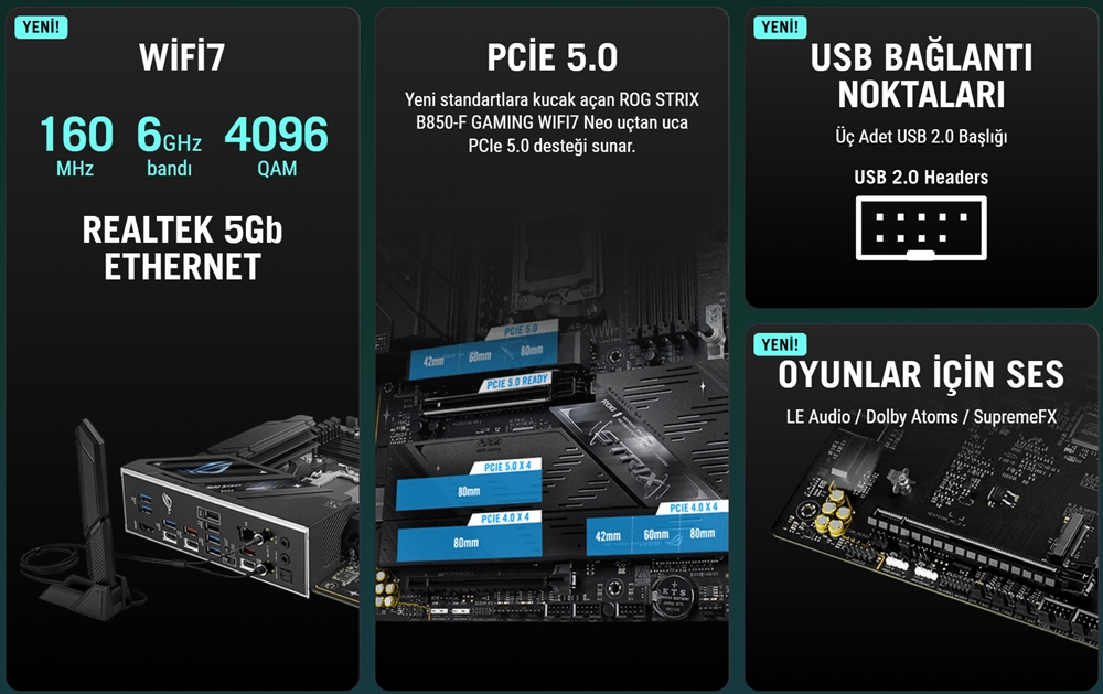 ROG STRIX B850-F GAMING WIFI7 NEO