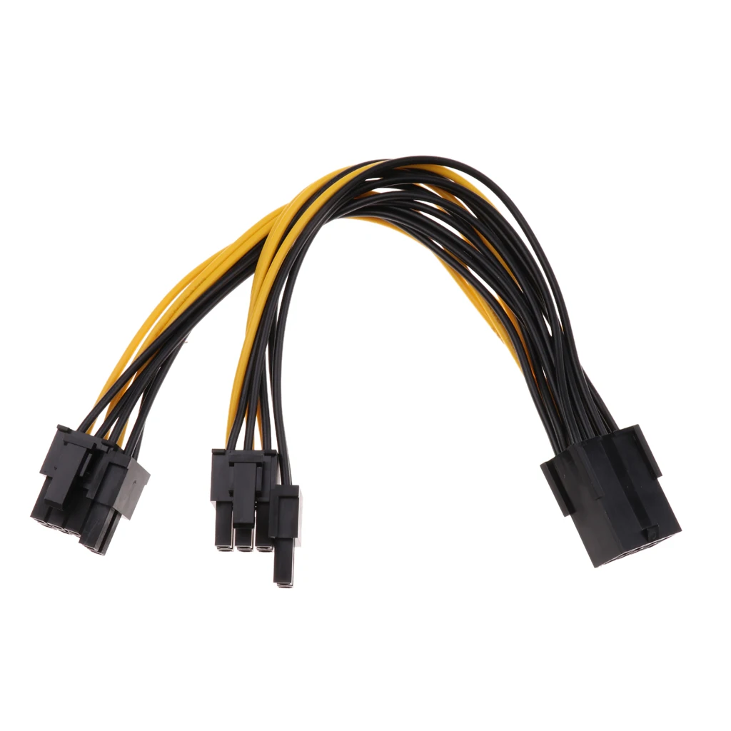 PCI-e 8 pin Female to 2x 8 Pin/ PCIe 8 pin-2x(6+2pin) Male Graphic Video Card Power Cable
