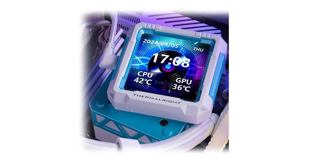 Thermalright Frozen Warframe Pro 360 White Soğutucu H4