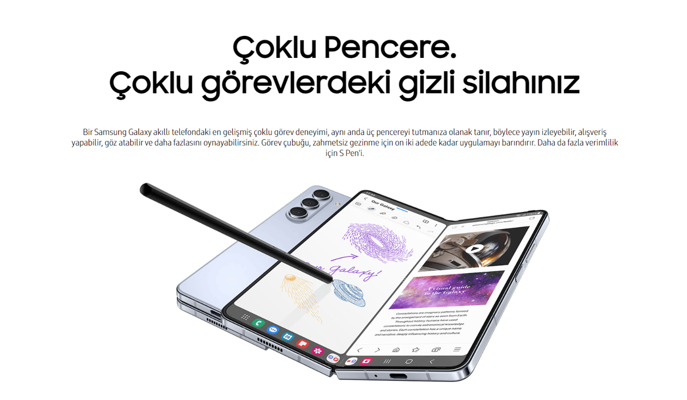 Yenilenmiş Samsung Galaxy Z Fold 5