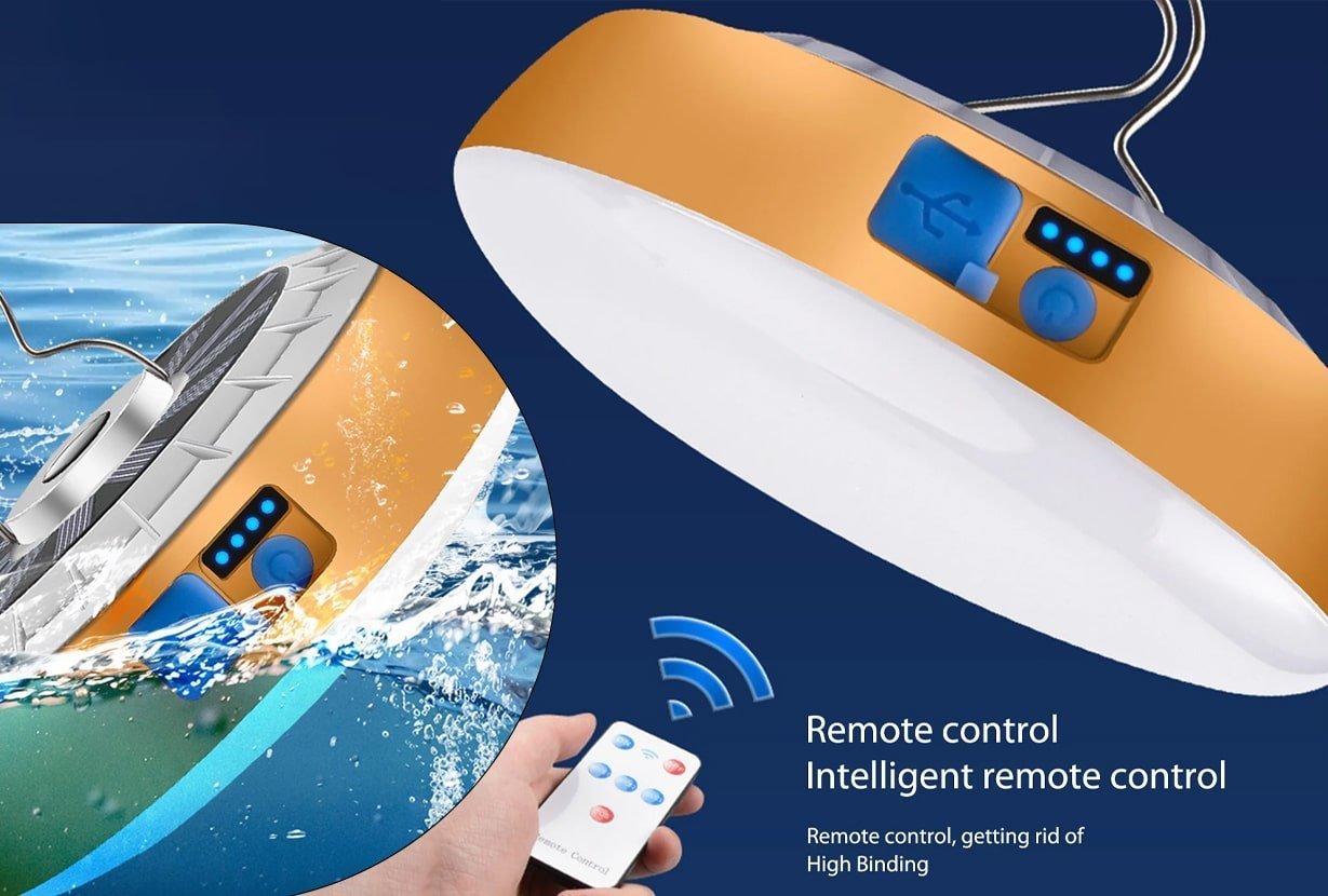 Solar Şarjlı Çok Fonksiyonlu Led Lamba Detayları