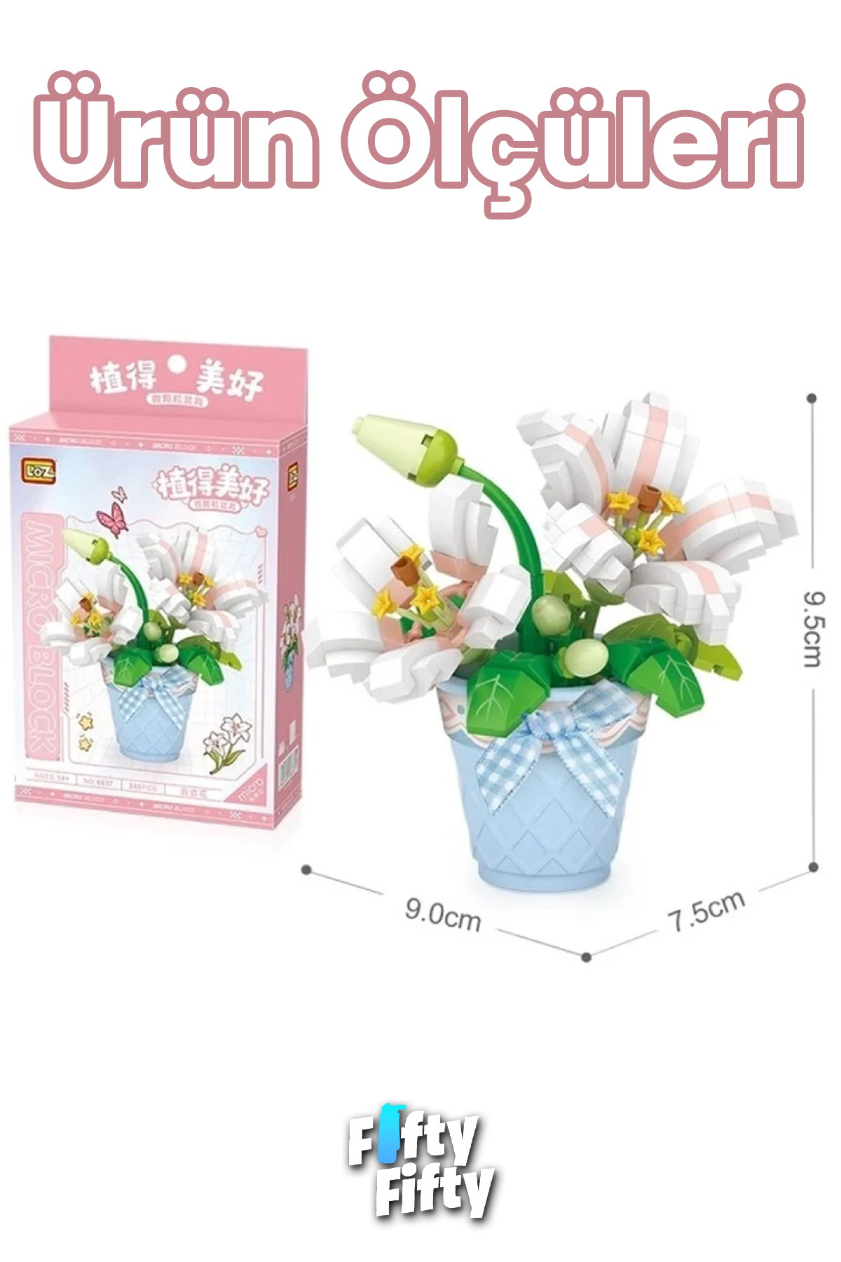 SAKURA様　机　座布団　Baby Gセット Vagonlife Loz Micro Block Serisi Çiçek Buketi Saksılı Zambak Fiyatı