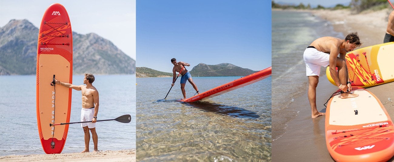 Aqua Marina Monster taşıma şişirme ve deniz kullanım süreci