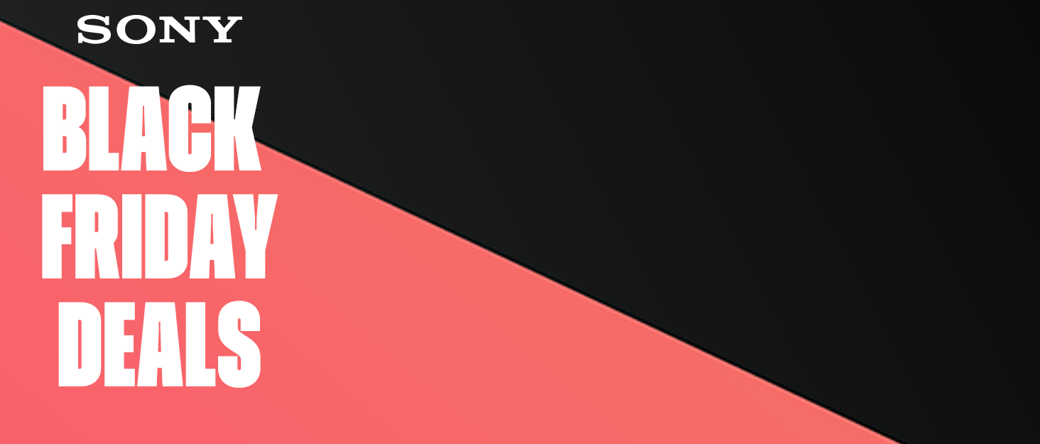 Metin, kırmızı metin öğeleriyle koyu arka planda 'SİYAH CUMA FIRSATLARI SONY' yazıyor