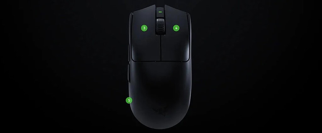 Razer Viper V3 Pro Beyaz Kablosuz Gaming Mouse H5