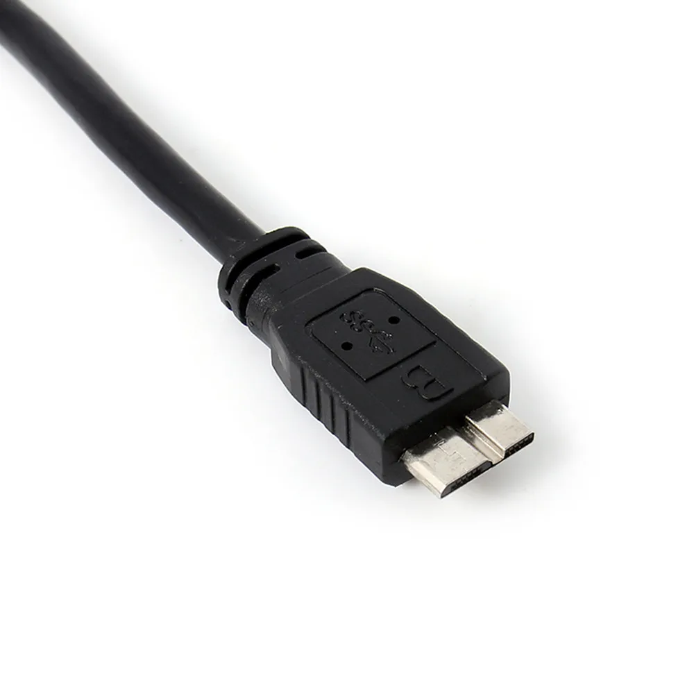 1pc Dual A to Micro B USB 3.0 Y Cable Move Hard Disk Cable (4)