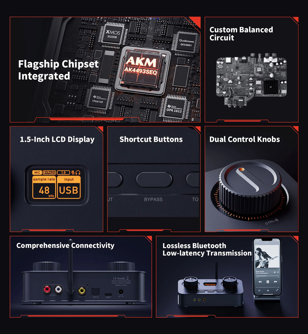Key features of the Fosi Audio K7