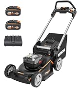 WORX Nitro 36 V (40 V Max) Çim Biçme Makinesi Akülü Akülü WG749E, PowerShare, Fırçasız, Maksimum