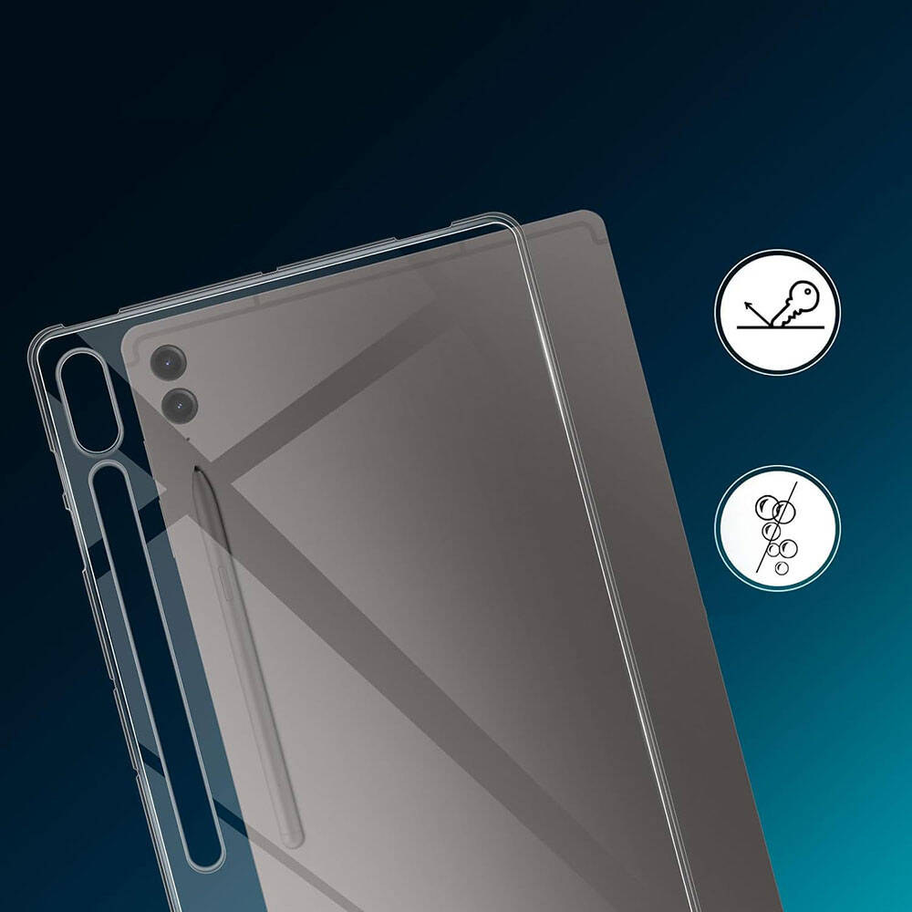 Galaxy Tab S9 FE Plus Kılıf Zore Tablet Süper Silikon Kapak - 5