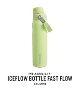 Stanley Aerolight IceFlow Fast Flow Spor Su Şişesi 0,6 L, Soğuk 10 Saat - Flor Kapak...