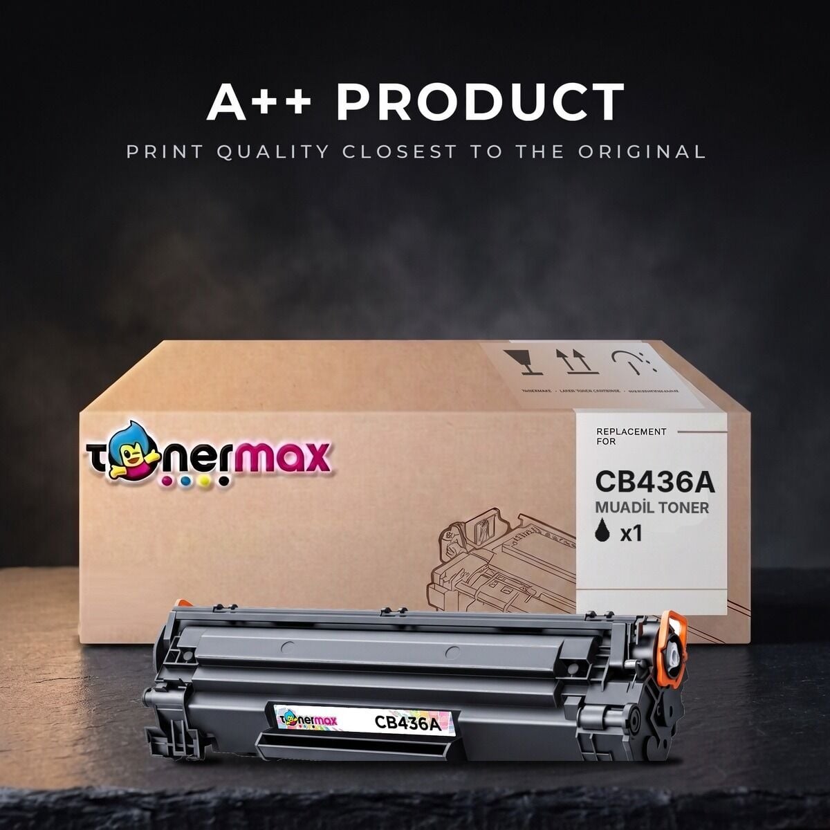 tonermax® cb436a aa plus muadil toner