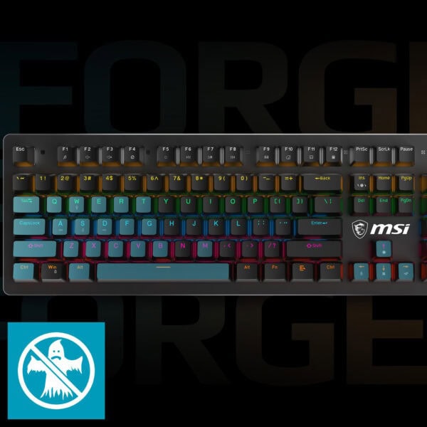 MSI FORGE GK300 Red Switch Gaming Klavye H4