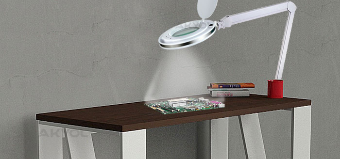 6017-8 masaüstü büyüteç