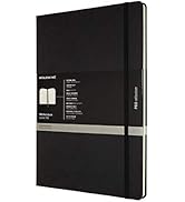 Moleskine – Pro Notebook, iş için mükemmel not defteri – Elastik kilitli sert kapak...