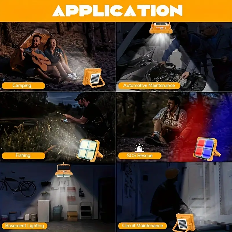  ve açık seyahatleri için aydınlatma sağlayan, manyetik askılı, çift usb ve güneş enerjili, ayarlanabilir parlaklık özellikli, abs malzemeden yapılmış, cilalı metal kaplamalı, şarj edilebilir lityum pil (18650 serisi) ile düşük voltajda çalışan taşınabilir led çalışma lambası. ayrıntılar 6
