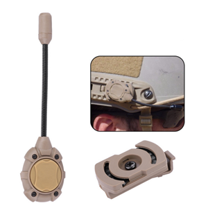 20 mm ray için hızlı kask aksesuarı