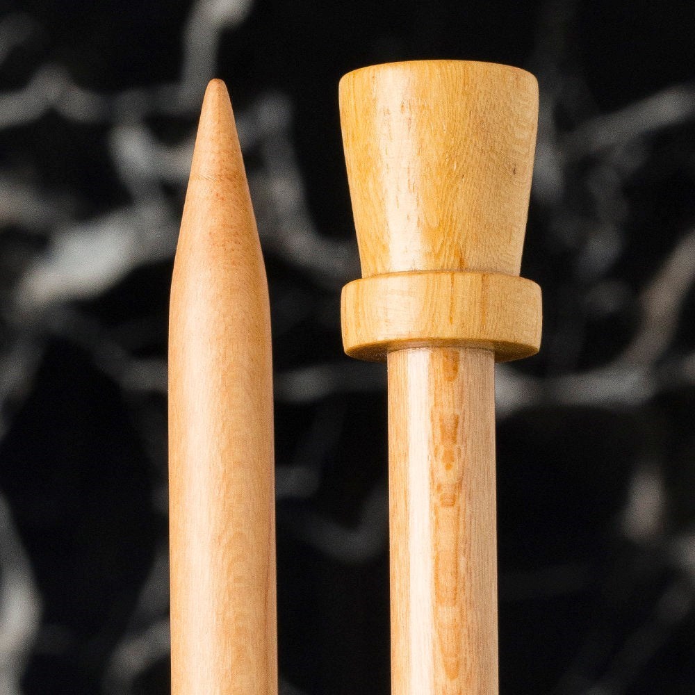 ANKAVERSE® La Mia Whitewood 9 mm 36 cm Ahşap Örgü Şişi ürününün detaylı görünümü