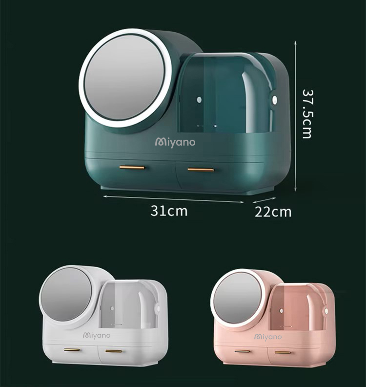 Miyano S50 FAN Makyaj Organizer Seti (Yeşil)
