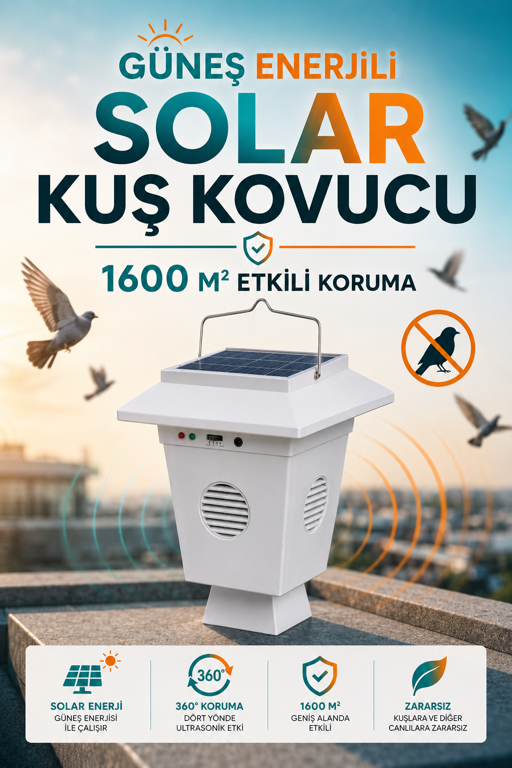 kuş kovucu şerit