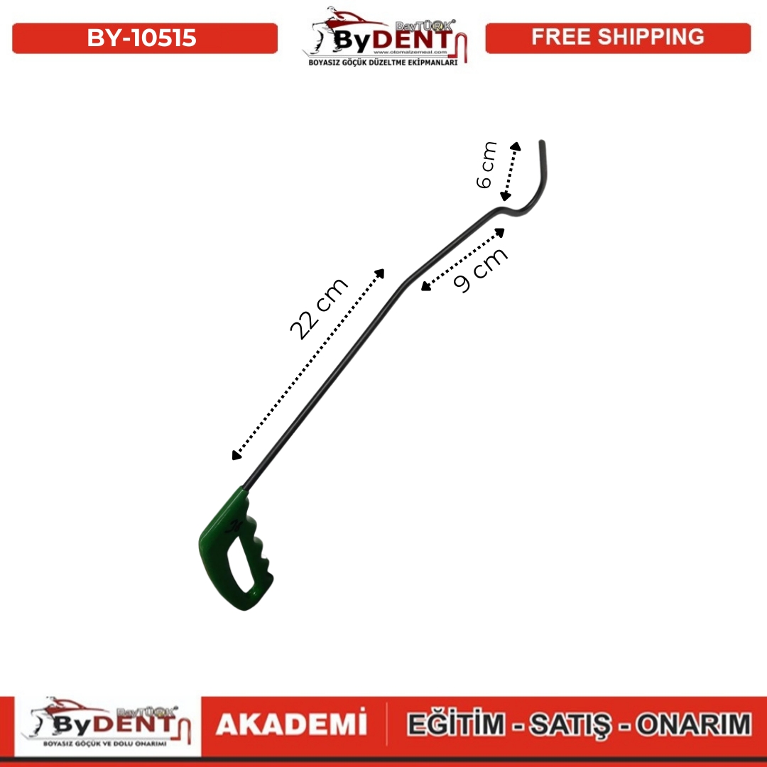 pdr, tools, göçük, düzeltme, kuşak arası, boyasız göçük, boyasız göçük düzeltme, pdr tools, otomalzemeal, bydent, göçük düzeltme ekipmanı,
